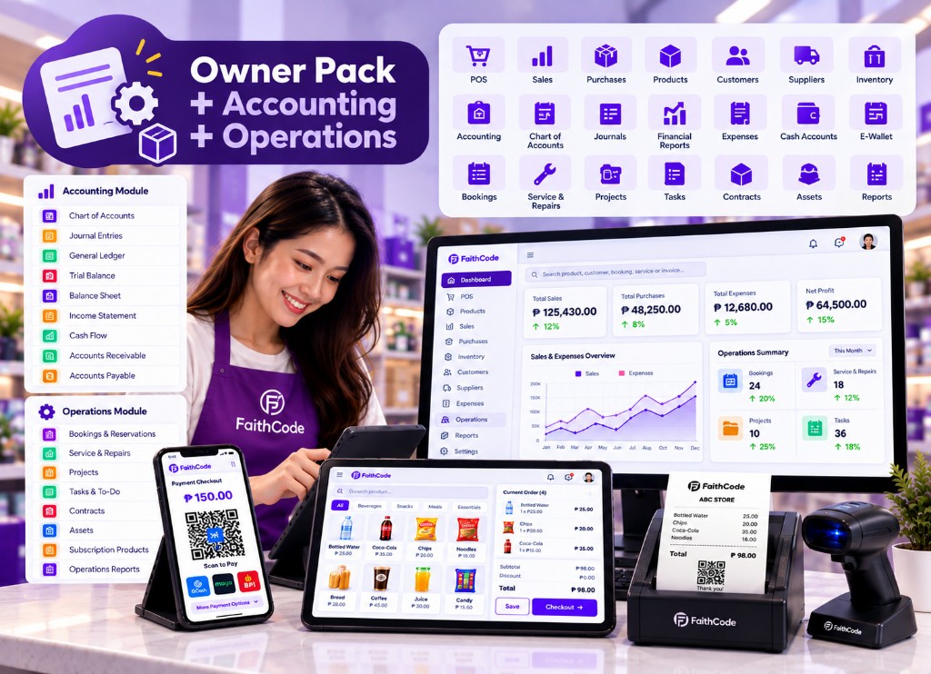 FaithCode Owner Pack + Accounting + Operations